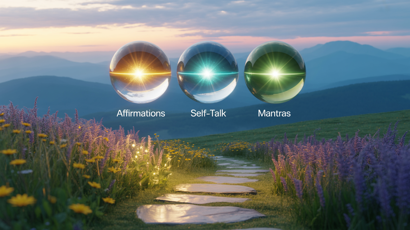 Defining the three approaches: affirmations, self-talk, and mantras